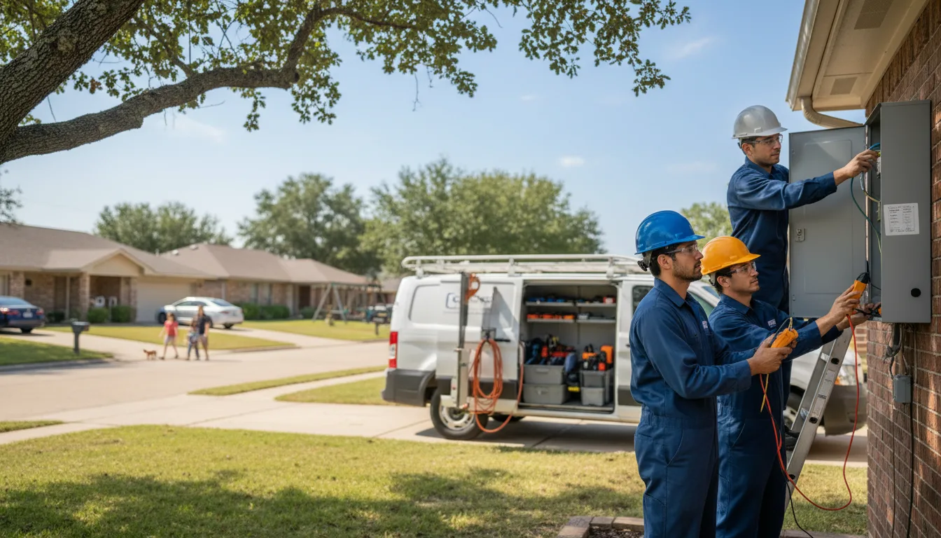 Certified electrician providing emergency electrical services in Anna, OH
